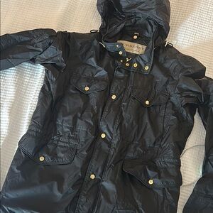 Burberry Black Hooded Jacket